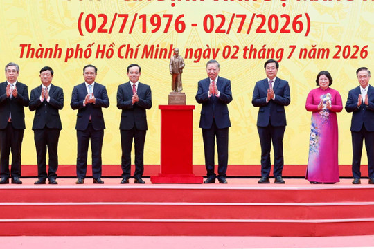 Lễ kỷ niệm 50 năm thành phố Sài Gòn - Gia Định vinh dự mang tên Chủ tịch Hồ Chí Minh