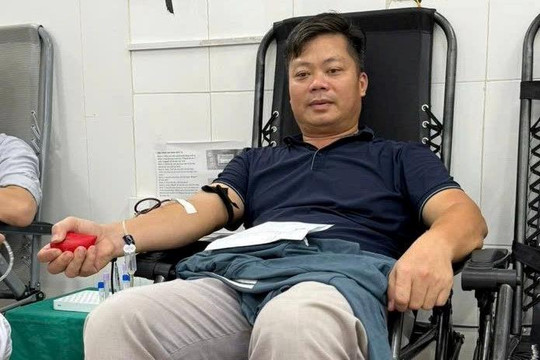 Tấm gương đảng viên lan tỏa phong trào hiến máu
