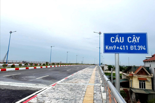 Cầu Cậy mới về đích, mở rộng không gian phát triển khu vực