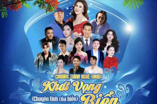 Phát sóng chương trình nghệ thuật 'Khát vọng biển' trên kênh THP tối 4/7