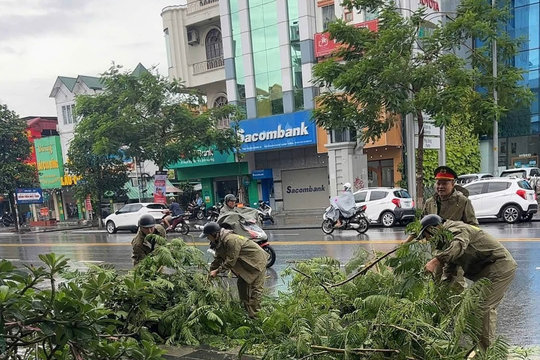 Công an Hải Phòng huy động hơn 6.600 cán bộ, chiến sĩ ứng phó với bão số 1