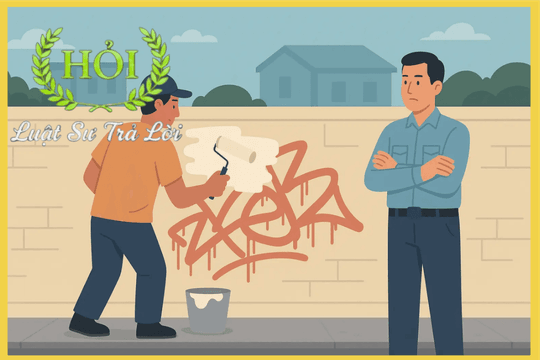 Vẽ bậy lên tường nhà người khác bị phạt đến 3 triệu đồng