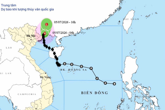 Bão số 1 đi vào đất liền, Đông Bắc Bắc Bộ có mưa rất to