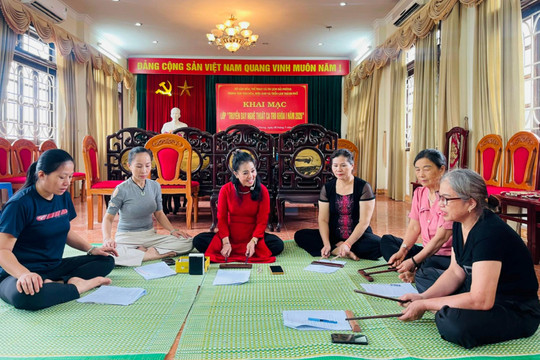 Khai mạc lớp truyền dạy nghệ thuật ca trù khóa I năm 2026
