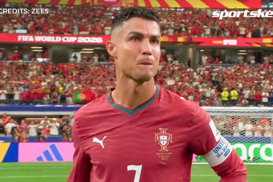 Ronaldo bật khóc khi chia tay World Cup 2026