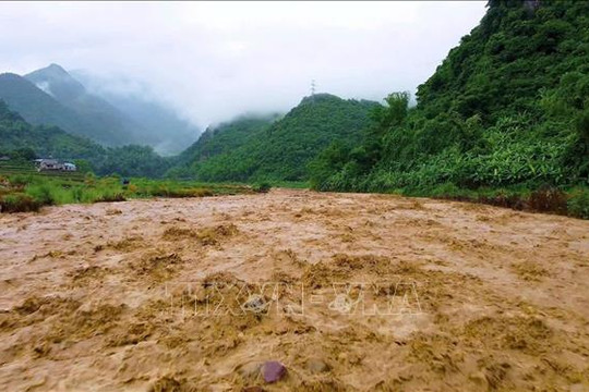 Cảnh báo lũ quét, sạt lở đất ở các tỉnh khu vực Bắc Bộ