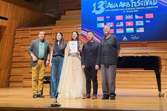 Lưu Hương Thảo giành giải Vàng tại Asia Arts Festival 2026