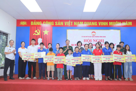 Hồng Bàng chung tay đỡ đầu 32 trẻ mồ côi hoàn cảnh khó khăn