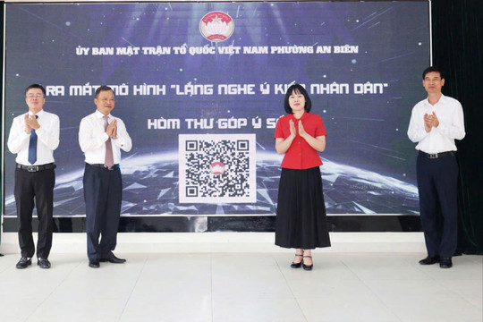 An Biên ra mắt mô hình 'Lắng nghe ý kiến của nhân dân'