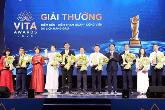 Trao 106 giải thưởng VITA Awards 2026 tôn vinh du lịch Việt Nam