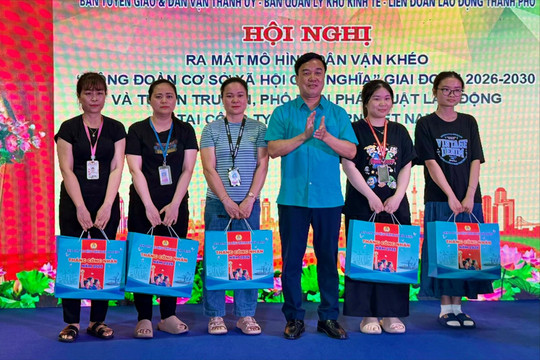 Hơn 1,13 tỷ đồng hỗ trợ đoàn viên, người lao động Hải Phòng mắc bệnh hiểm nghèo