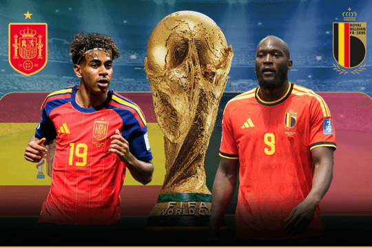 Tây Ban Nha tái đấu Bỉ tại World Cup 2026 sau gần 17 năm
