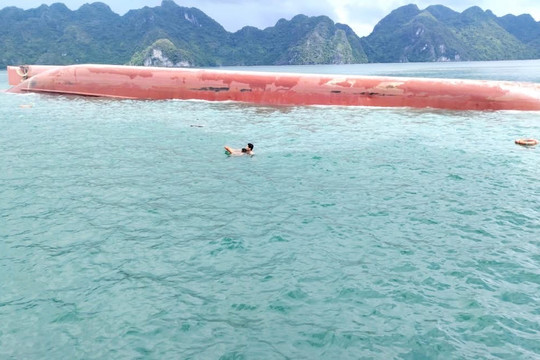 Tìm thấy nạn nhân cuối cùng trong vụ lật tàu ở đặc khu Vân Đồn