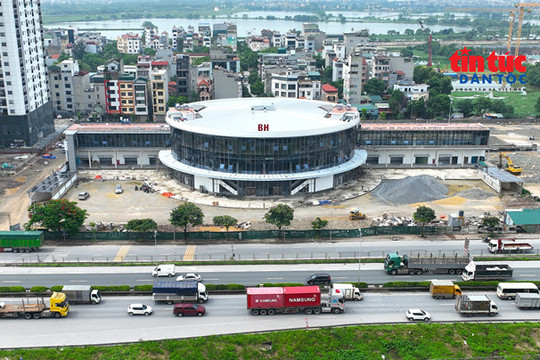 Toàn cảnh bến xe hiện đại bậc nhất Hà Nội sắp đưa vào khai thác