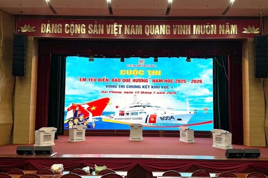 4 đội thi chung kết Cuộc thi 'Em yêu biển, đảo quê hương' khu vực 1