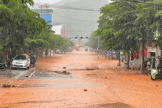 Cảnh báo lũ quét và sạt lở đất ở 4 tỉnh phía Bắc