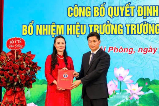 PGS. TS. Đinh Thị Diệu Hằng giữ chức Hiệu trưởng Trường Đại học Kỹ thuật y tế Hải Dương