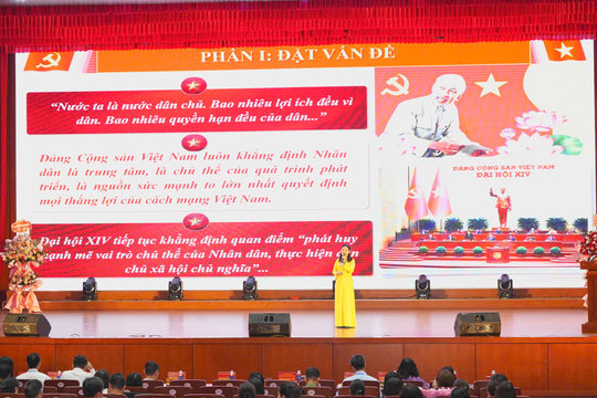 Đưa nghị quyết vào cuộc sống qua tuyên truyền miệng