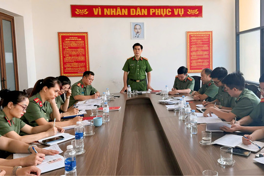 Xây dựng Đảng bộ Công an thành phố vững mạnh từ cơ sở