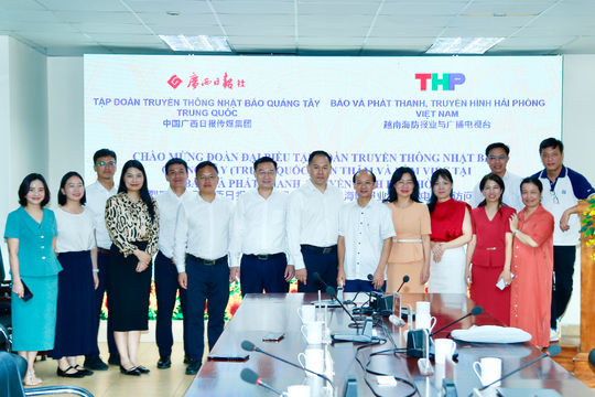 Hai Phong Newspaper, Radio&Television cooperate with Guangxi Daily Media Group
