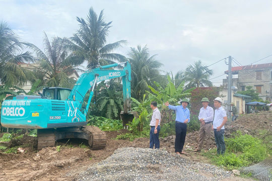 Tân Kỳ phấn đấu bàn giao xong mặt bằng tỉnh 391 trước 15/8