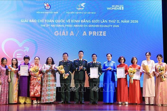 Tôn vinh các tác phẩm báo chí thúc đẩy bình đẳng giới