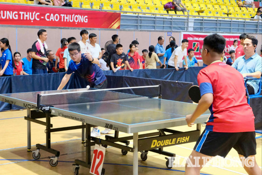 Xã Mao Điền nhất toàn đoàn Giải bóng bàn trẻ, thiếu niên, nhi đồng thành phố Hải Phòng