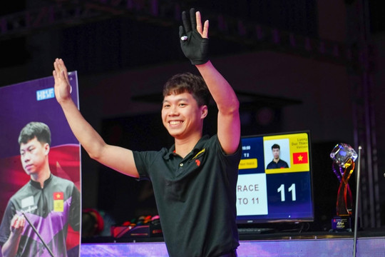 Billiards pool Việt Nam đạt dấu mốc mới tại giải châu Á