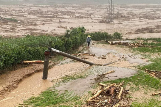 Lũ quét gây thiệt hại lớn tại hai xã thuộc Lai Châu và Sơn La