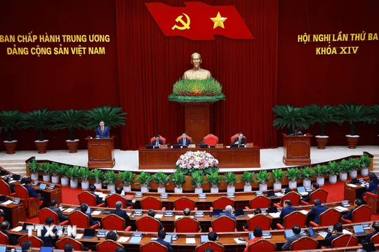 Thông cáo báo chí về ngày làm việc thứ tư Hội nghị Trung ương 3, khóa XIV