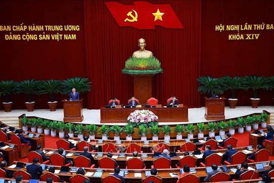 Thông cáo báo chí về ngày làm việc thứ ba Hội nghị Trung ương 3 khóa XIV