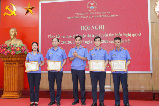 Lan tỏa Nghị quyết số 205 từ cuộc thi của ngành kiểm sát Hải Phòng