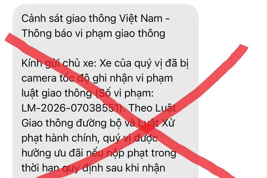Công an thành phố Hải Phòng cảnh báo thủ đoạn lừa đảo 'phạt nguội' qua mạng