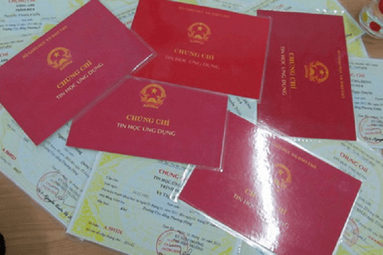 Đề xuất quy định thống nhất về công nhận chứng chỉ trong hệ thống giáo dục quốc dân