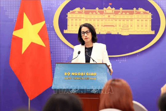 Việt Nam đề nghị các bên liên quan thực hiện nghiêm túc về ứng xử ở Biển Đông