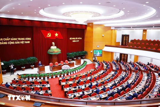 Thông báo Hội nghị lần thứ ba Ban Chấp hành Trung ương Đảng khóa XIV