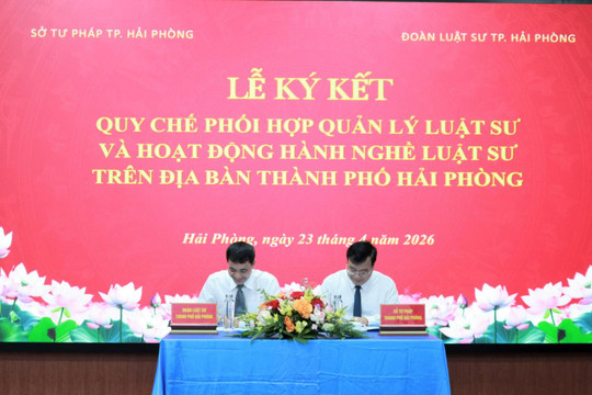 Hải Phòng triển khai thực hiện thí điểm chế định luật sư công