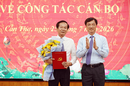 Đồng chí Đỗ Thanh Bình giữ chức Bí thư Thành ủy Cần Thơ