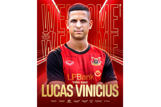 Huấn luyện viên Chu Đình Nghiêm tái hợp trò cũ Lucas Vinicius