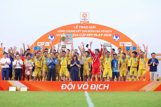 Sông Lam Nghệ An đăng quang Giải bóng đá Vô địch U21 Quốc gia 2026