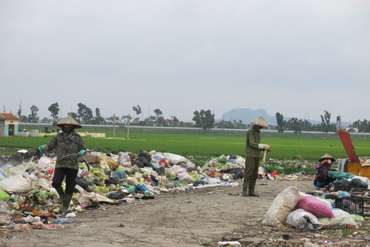 70% rác thải ở xã An Quang được phân loại, xử lý theo hướng hữu cơ, tuần hoàn