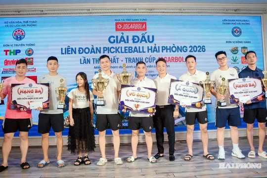 Phong trào pickleball Hải Phòng bùng nổ, hướng tới chuyên nghiệp