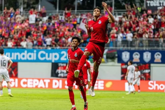 Singapore vượt qua Việt Nam, giành vị trí nhất bảng A Asean Cup 2026