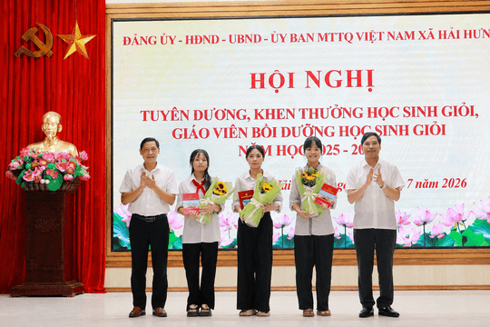 Hải Hưng ghi dấu ấn với thủ khoa toàn quốc kỳ thi tốt nghiệp THPT năm 2026