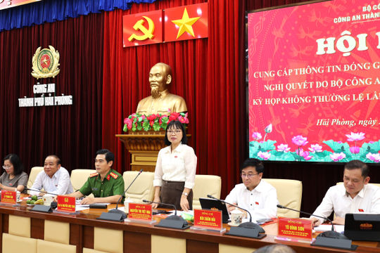 Góp ý xây dựng các dự án luật, nghị quyết do Bộ Công an chủ trì soạn thảo