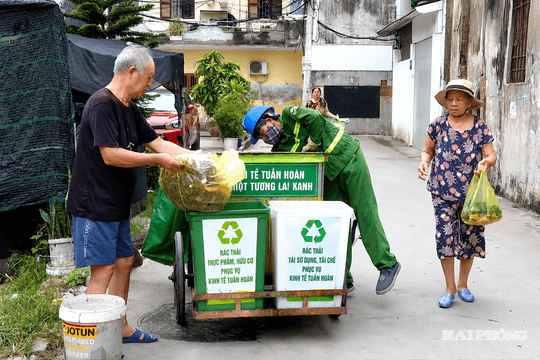 Hải Phòng đẩy mạnh phân loại rác tại nguồn, hướng tới chuyển đổi xanh
