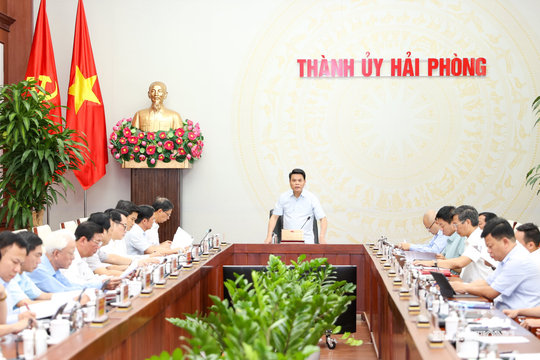 Hai Phong Party Committee’s Standing Board agrees on planning, infrastructure policies