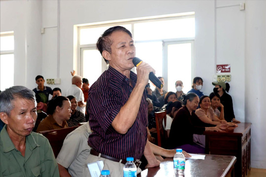 Hà Đông giải đáp kiến nghị của người dân về thu hồi đất làm đường sắt