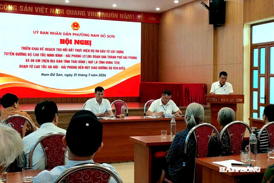 Hơn 8 ha đất ở Nam Đồ Sơn phục vụ tuyến cao tốc chiến lược