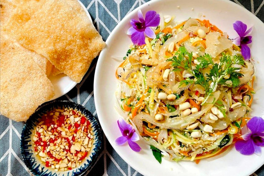 Mát lành nộm sứa trắng